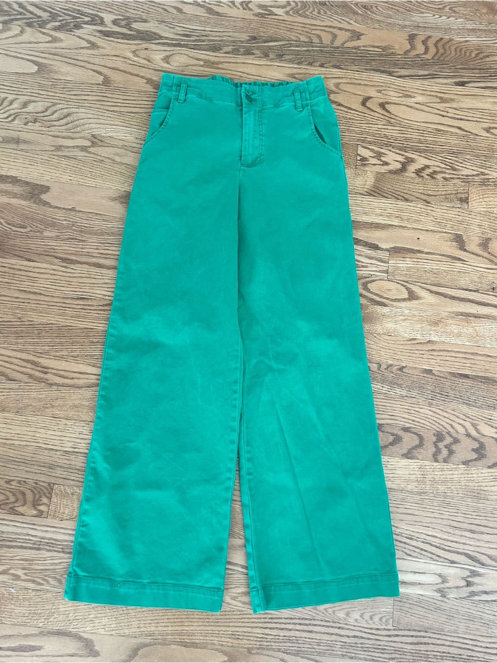 Straight Leg Women’s Pants in Bright Teal